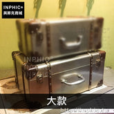 INPHIC-手提箱工業復古收納鋁皮箱創意家居陳列道具現代-大款